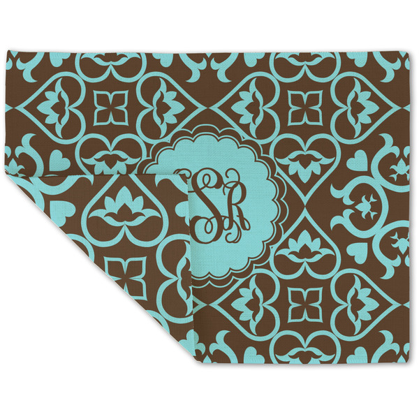 Floral Linen Placemat - Folded Corner (double side)