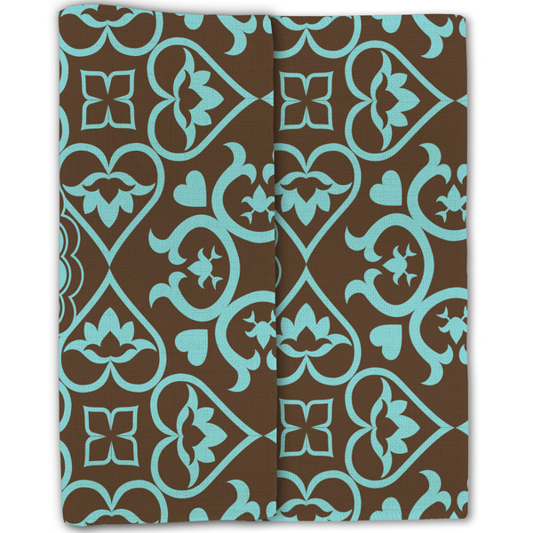 Floral Linen Placemat - Folded Half (double sided)