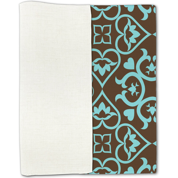 Floral Linen Placemat - Folded Half