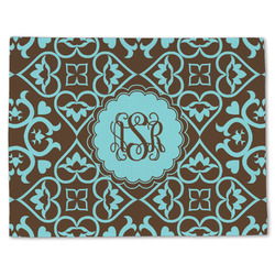 Floral Single-Sided Linen Placemat - Single w/ Monogram