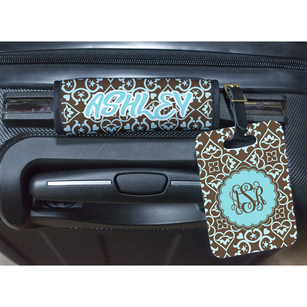Floral Luggage Wrap & Tag