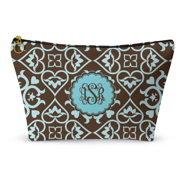 Custom Floral Makeup Bag - Small - 8.5"x4.5" (Personalized)