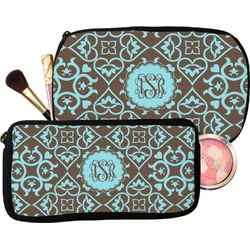 Floral Makeup / Cosmetic Bag (Personalized)