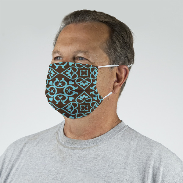 Floral Mask - Quarter View on Guy