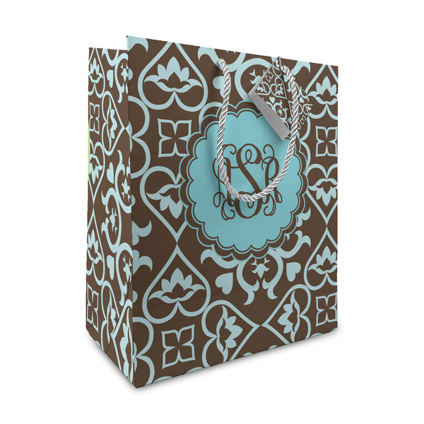 Custom Floral Medium Gift Bag (Personalized)