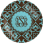 Floral Melamine Plate (Personalized)