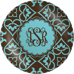 Floral Melamine Salad Plate - 8" (Personalized)