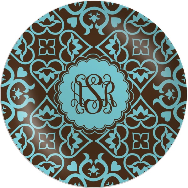 Custom Floral Melamine Plate (Personalized)