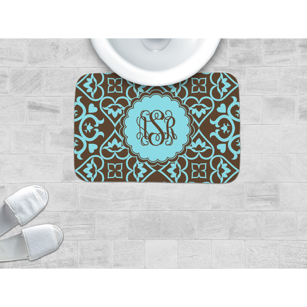 Floral Memory Foam Bath Mat - LIFESTYLE