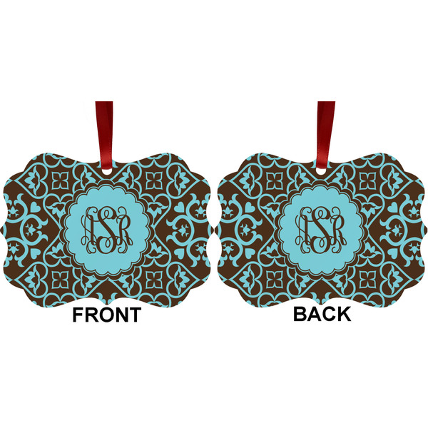 Floral Metal Benilux Ornament - Front and Back (APPROVAL)