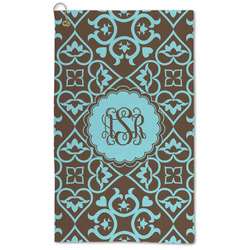 Floral Microfiber Golf Towel (Personalized)