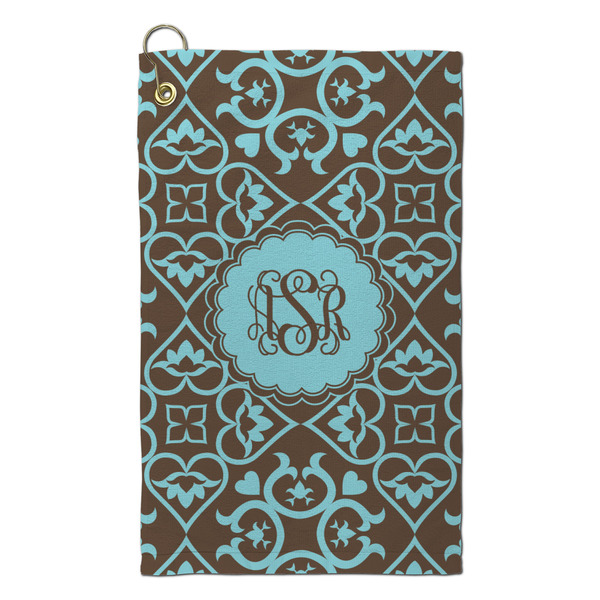 Custom Floral Microfiber Golf Towel - Small (Personalized)