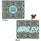 Floral Microfleece Dog Blanket - Large- Front & Back