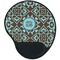Floral Mouse Pad with Wrist Support - Main