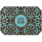 Floral Dining Table Mat - Octagon (Single-Sided) w/ Monogram