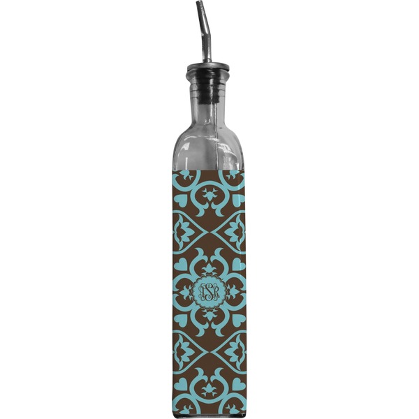 Custom Floral Oil Dispenser Bottle (Personalized)