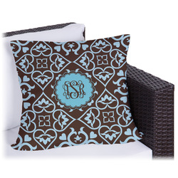 Floral Outdoor Pillow - 16" (Personalized)