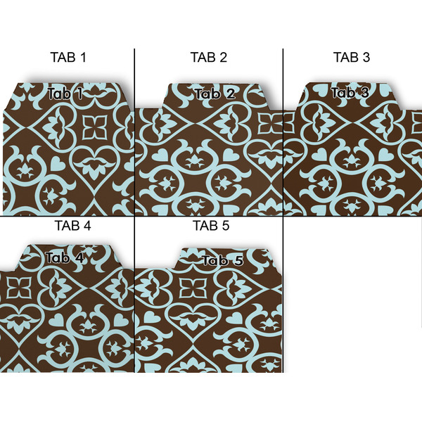 Floral Page Dividers - Set of 5 - Approval