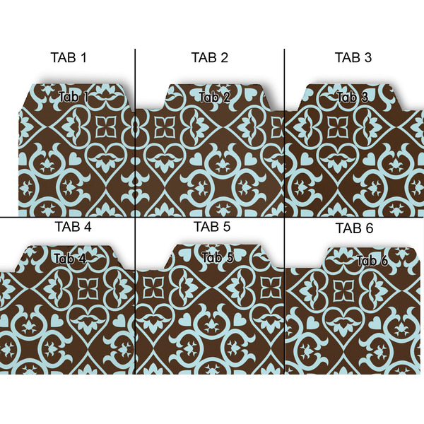 Floral Page Dividers - Set of 6 - Approval