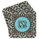 Floral Paper Coasters w/ Monograms