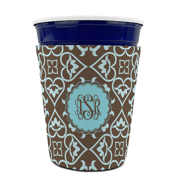 Floral Party Cup Sleeves - without bottom - FRONT (on cup)