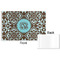 Floral Disposable Paper Placemat - Front & Back
