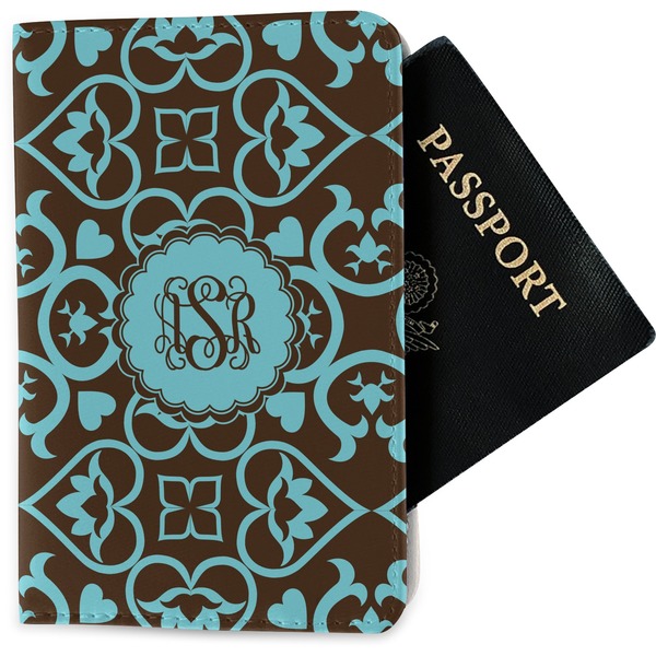 Custom Floral Passport Holder - Fabric (Personalized)