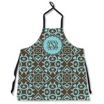 Floral Apron Without Pockets w/ Monogram