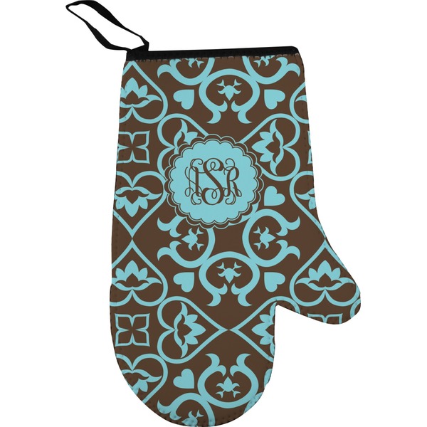 Custom Floral Oven Mitt (Personalized)
