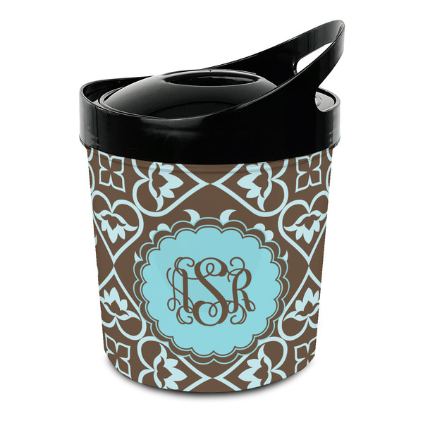 Custom Floral Plastic Ice Bucket (Personalized)