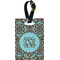 Floral Personalized Rectangular Luggage Tag