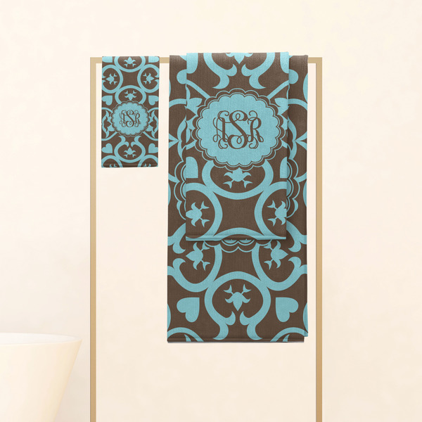 Floral Personalized Towel Set