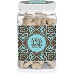 Floral Dog Treat Jar (Personalized)