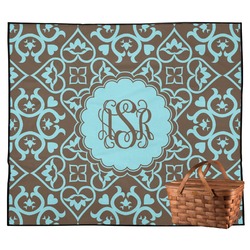 Floral Outdoor Picnic Blanket (Personalized)