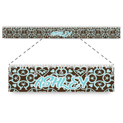 Floral Plastic Ruler - 12" (Personalized)