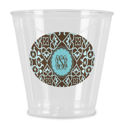 Floral Plastic Shot Glass (Personalized)