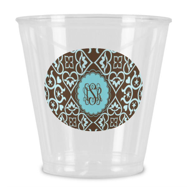 Custom Floral Plastic Shot Glass (Personalized)
