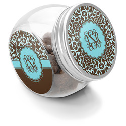 Floral Puppy Treat Jar (Personalized)