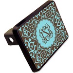 Floral Rectangular Trailer Hitch Cover - 2" (Personalized)