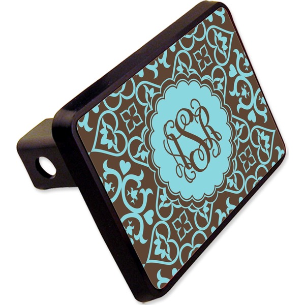 Custom Floral Rectangular Trailer Hitch Cover - 2" (Personalized)