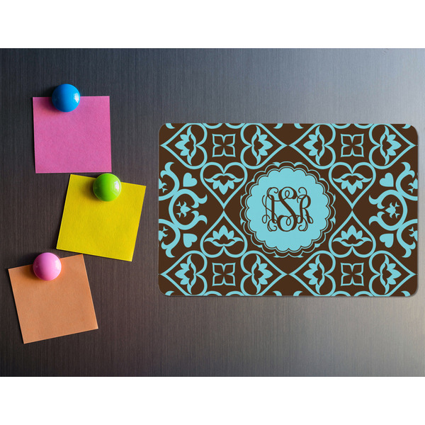 Floral Rectangular Fridge Magnet - LIFESTYLE