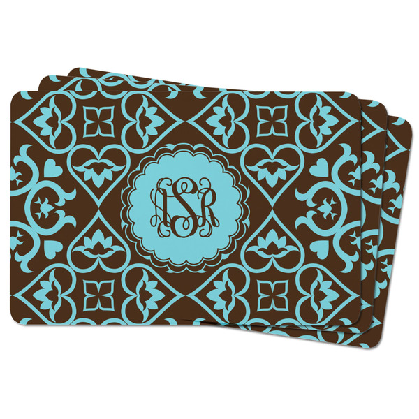 Floral Rectangular Fridge Magnet - THREE