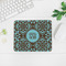 Floral Rectangular Mouse Pad - LIFESTYLE 2