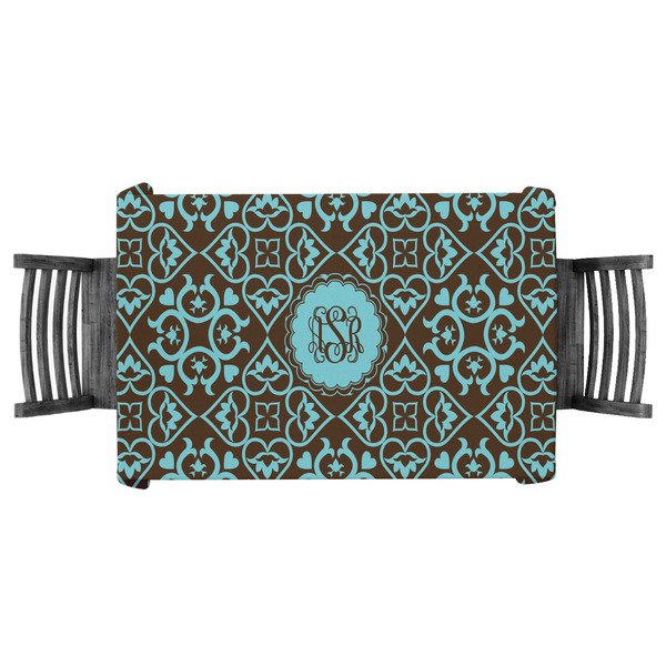 Custom Floral Tablecloth - 58"x58" (Personalized)