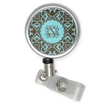 Floral Retractable Badge Reel (Personalized)