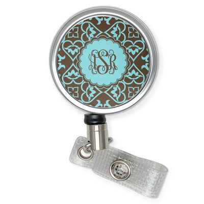Floral Retractable Badge Reel (Personalized)