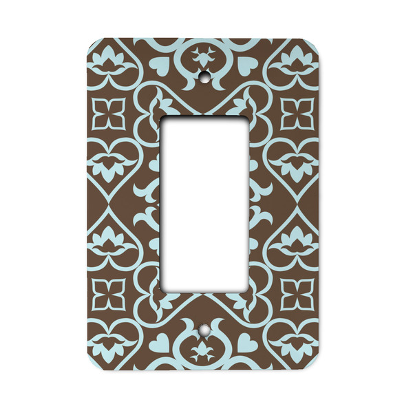 Custom Floral Rocker Style Light Switch Cover