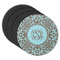 Floral Round Coaster Rubber Back - Main