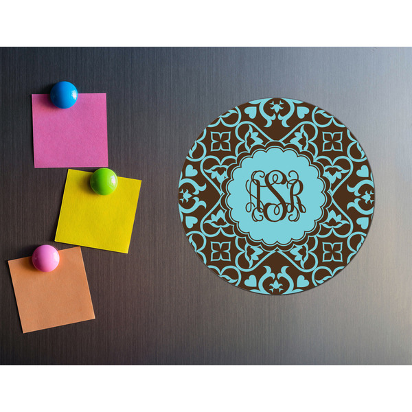 Floral Round Fridge Magnet - LIFESTYLE