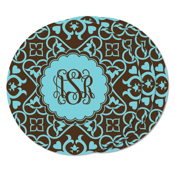 Floral Round Fridge Magnet - THREE